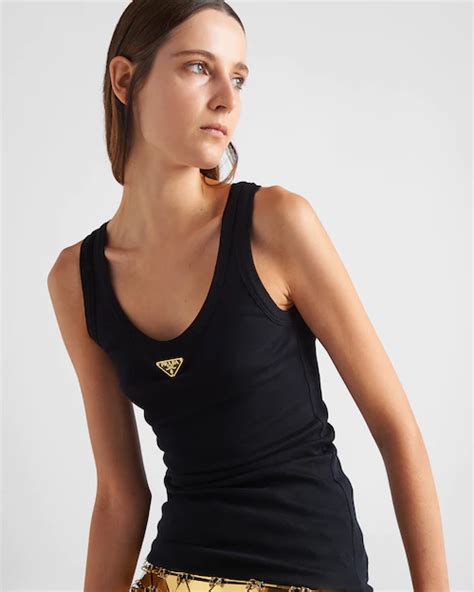 prada tanks|grayed Prada tank top.